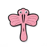Keçe yusufçuk figürü (pembe)