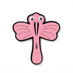 Keçe yusufçuk figürü (pembe)